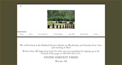 Desktop Screenshot of divineharvestfarms.com